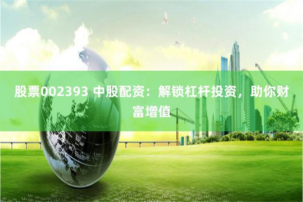 股票002393 中股配资：解锁杠杆投资，助你财富增值